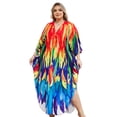 thumbnail image 1 of Edolynsa Caftans for Women Plus Size Swimwear Kaftan Cover up Maxi Beach Dresses Older Women Summer Outfits, 1 of 9
