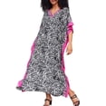 thumbnail image 1 of Edolynsa Women's Stylish Kaftan Dresses Maxi Beach Tops Long Caftan Loungewear Swimsuit Cover ups Summer Outfits Resort Wear House Wear, 1 of 7