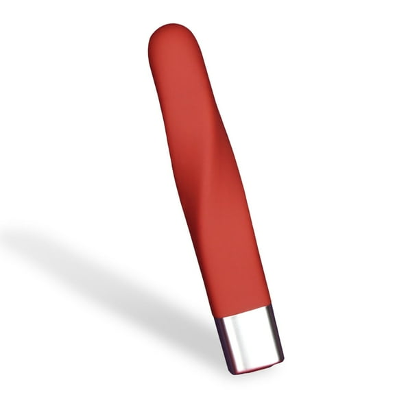 Edonista Layla - 10 modes Silicone Twist Bullet Vibrator - Red