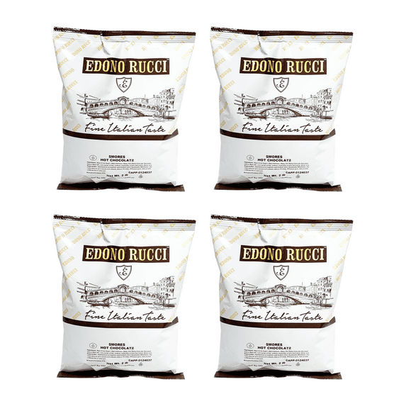 Edono Rucci Powdered Smores Hot Chocolate Mix, 2lbs (4 Bags)