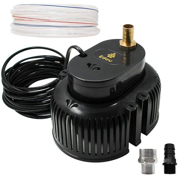 Edou Energy Efficient Submersible Pool Pump, 850 GPH Max Flow, Black