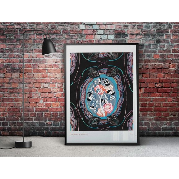 Edouard Benedictus Decorative Motifs Wall Art Print, Vintage Pattern Decor Unframed Paper Print