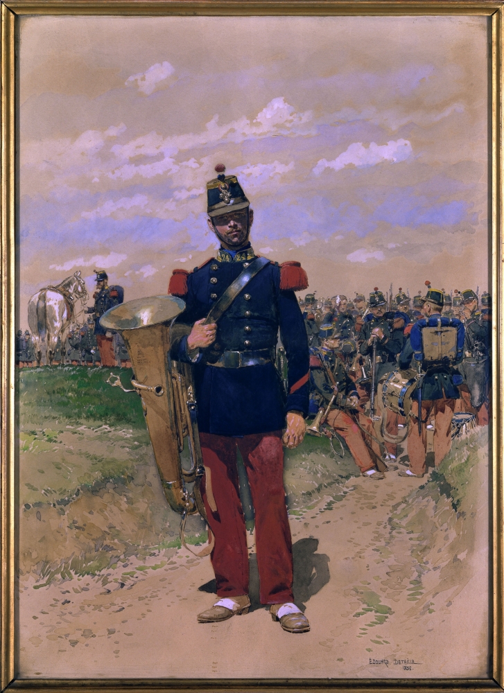 Edouard Detaille (1848-1912) French School Canvas Art - (18 x 24)
