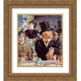thumbnail image 1 of Edouard Manet 2x Matted 20x24 Gold Ornate Framed Art Print 'At the Cafe-Concert', 1 of 2