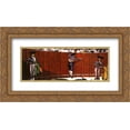 thumbnail image 1 of Edouard Manet 2x Matted 24x14 Gold Ornate Framed Art Print 'The Bullfight', 1 of 2
