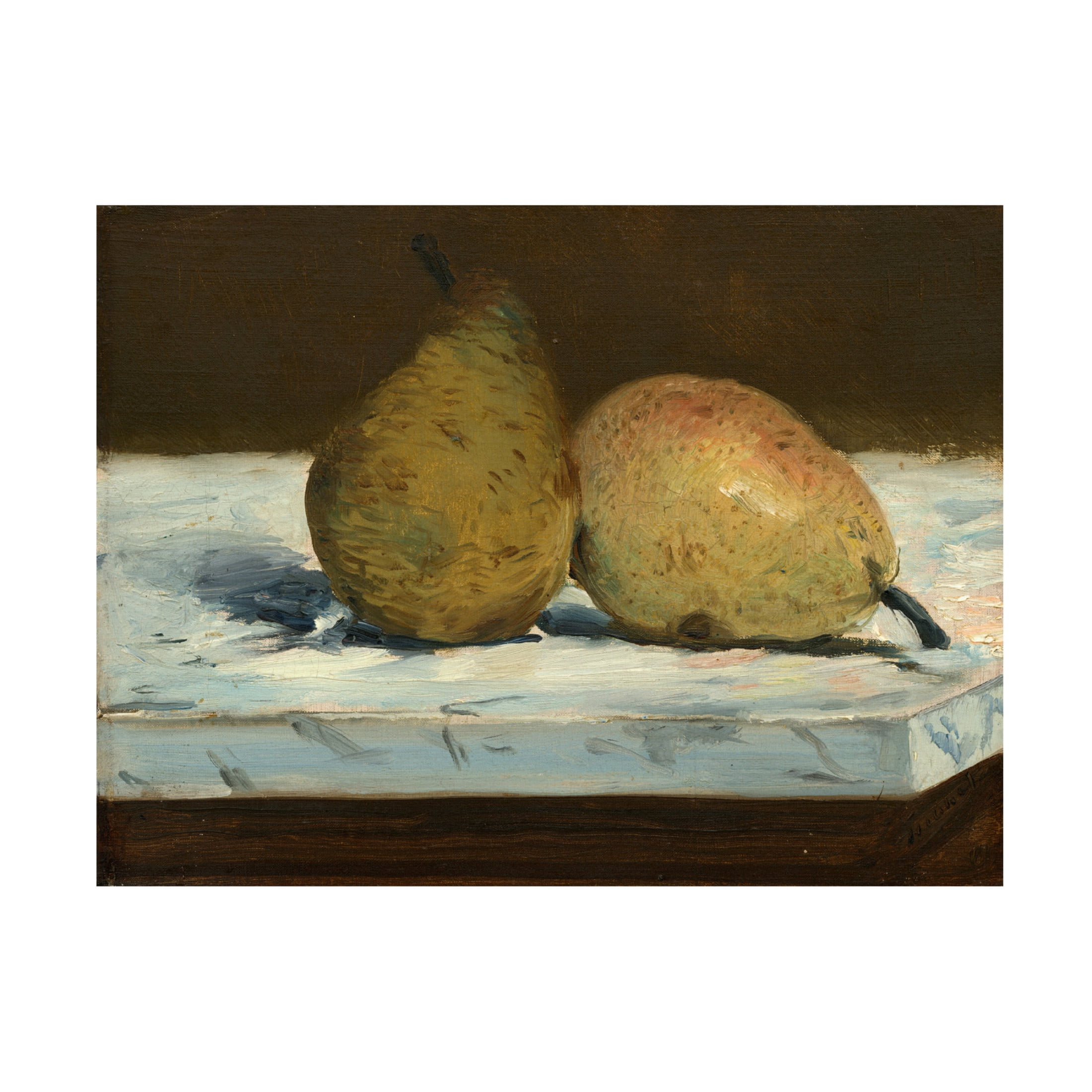 Edouard Manet 'Pears, 1880' Canvas Art - 24 x 18 Inches