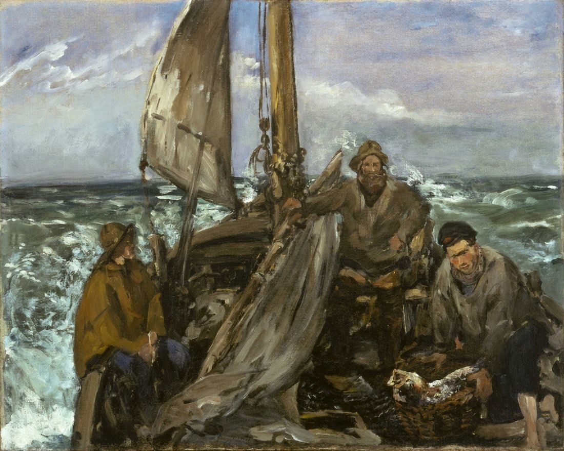 Edouard Manet -The Toilers Of The Sea Canvas Art - Edouard Manet (18 x 24)