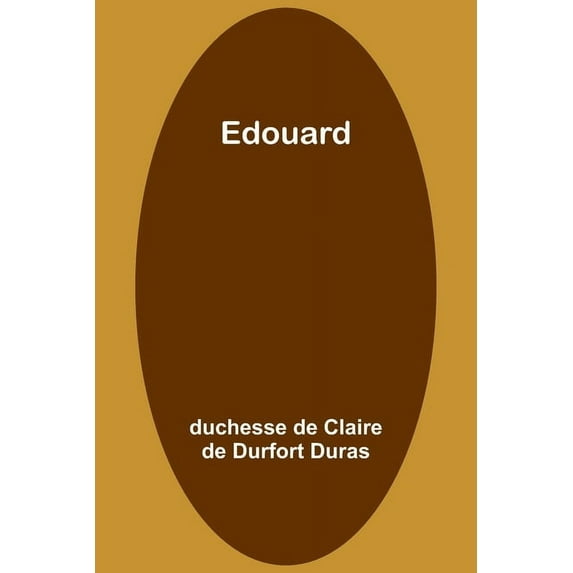 Edouard, (Paperback)