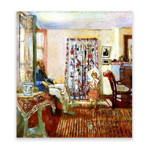 Edouard Vuillard Famous Paintings Reproductions- Abstract Painting- Printed on Canvas- Living Room Home Decoration Modern Art Painting (The Painter)