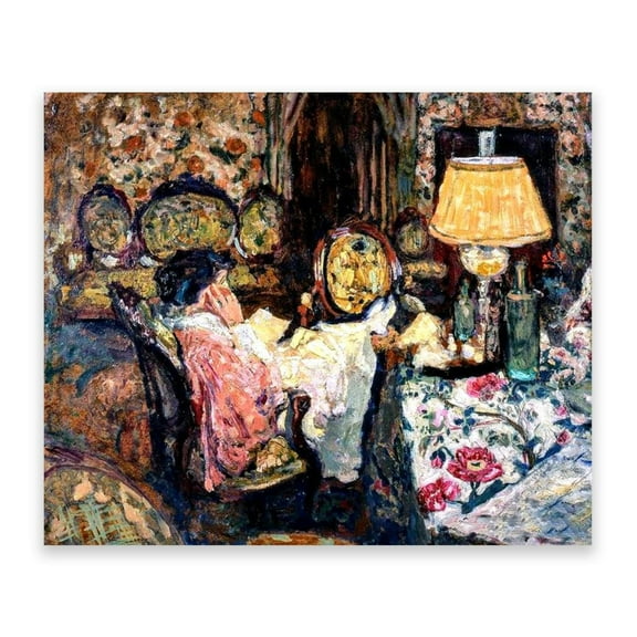 Edouard Vuillard Famous Paintings Reproductions- Abstract Painting- printed on canvas- Living Room Home Decoration Modern Art Painting (in his living room)