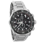 Edox Chronoffshore-1 Mens Stainless Steel Black Dial Quartz Watch 10221 3M