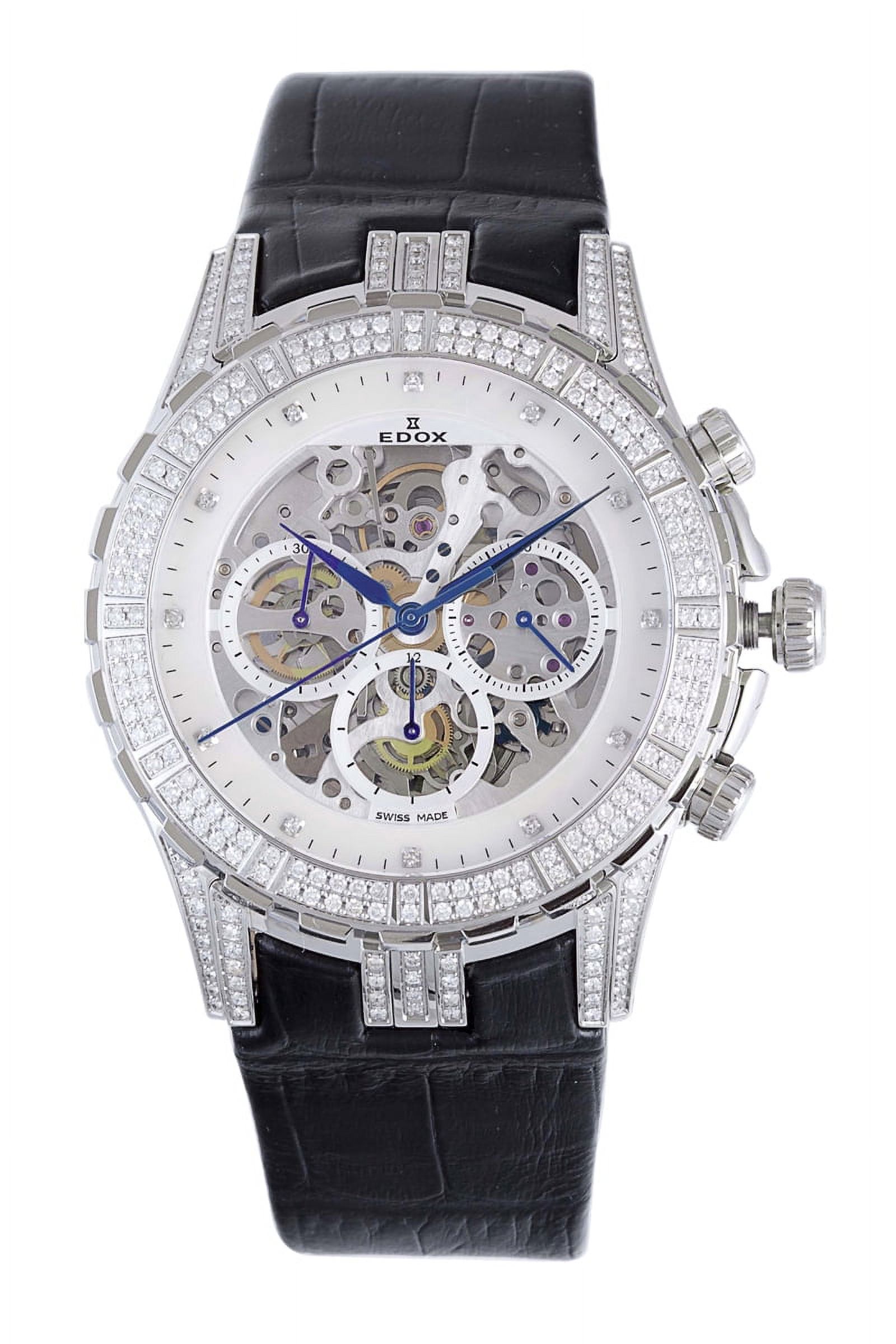 Edox Men's 95002 3D NAD Grand Ocean MOP Dial Automatic Chronograph