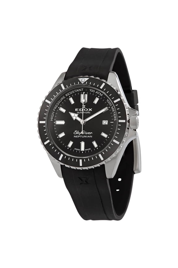 Skydiver Neptunian Automatic Black Dial Men's Watch 80120 3NCA NIN