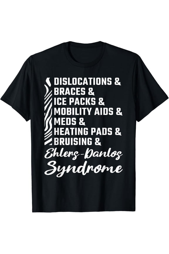 Eds Ampersand, Ehlers Danlos Syndrome T-Shirt mens t shirt,black,women,funny,misfits,men,journey