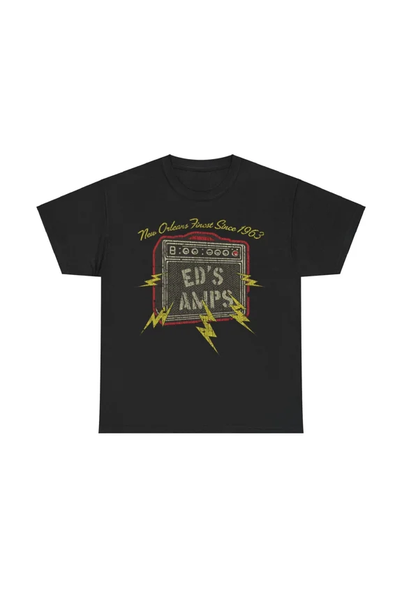 Eds Amps New Orleans 1963 Classic Music Equipment Heritage Unisex T-Shirt, up to size 5XL