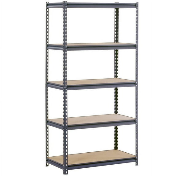 Edsal 36" W x 24" D x 72" H Steel Commercial Shleving Unit, 1250-pound Capacity