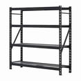 thumbnail image 1 of Edsal Freestanding Bulk Storage Rack, 4 Shelves, 78"H x 77"W x 24"D ER7824W4, 1 of 2