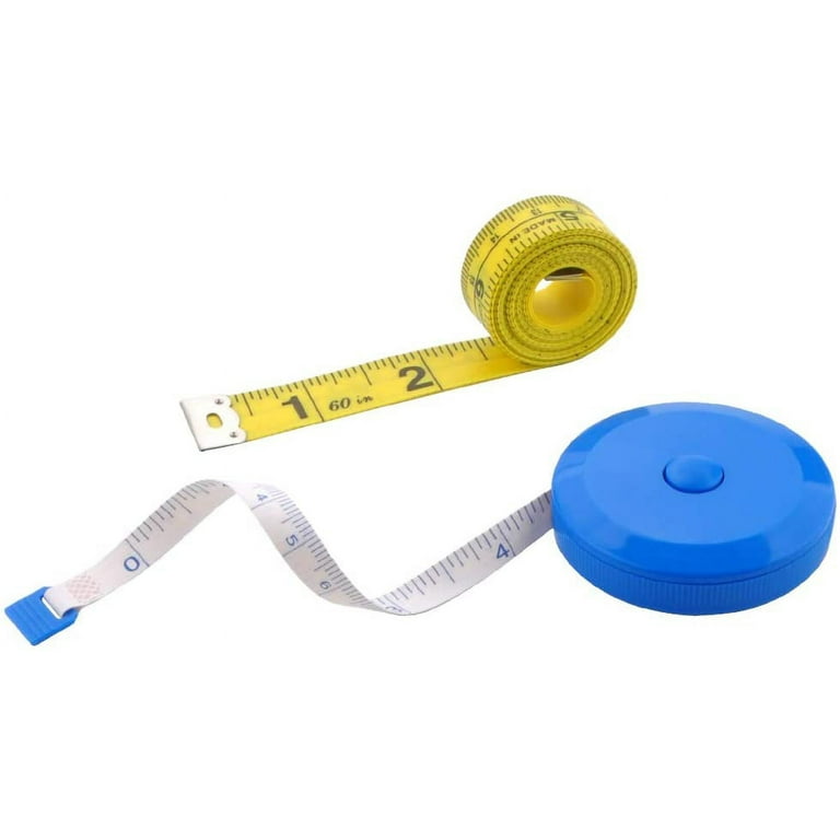 Tape Measure, Retractable Body Tape Measure, 60 Inch 1.5 Meter Double Sided  Soft Ruler for Craft Fabric Fabric Sewing Tailoring Weight Loss Body Tape  Measure