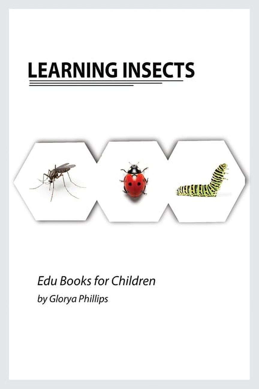 Learning Insect Edu Books for Children Learning Insects: Montessori real insects book ...