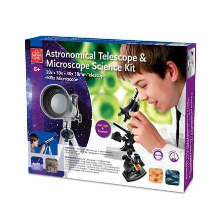 EDU-TOYS - Refractor Telescope with Microscope Science Kit