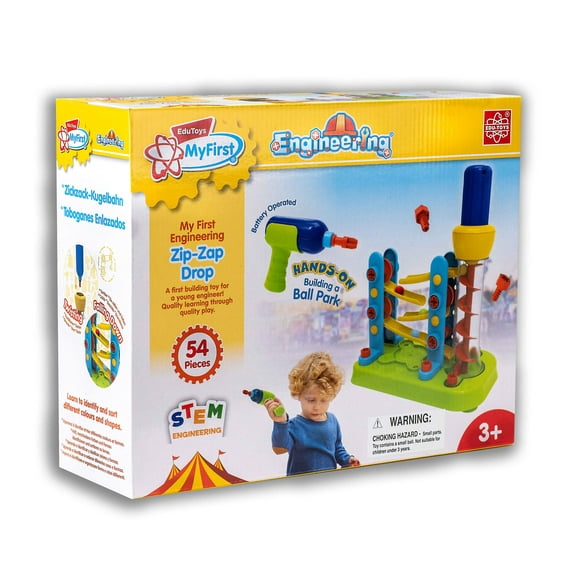 Edu-Toys My First Engineering Zig-Zag Drop Stem Toy