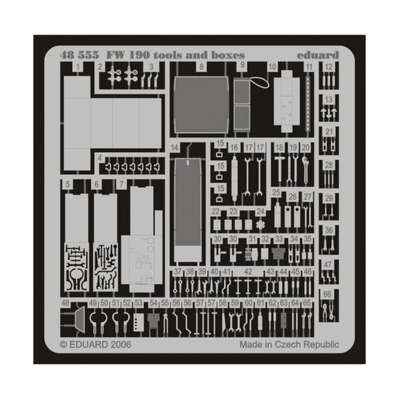 Eduard Models FW 190A-5 1-48 Upgrade Bundle New