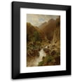 thumbnail image 1 of Eduard Peithner von Lichtenfels 13x18 Black Modern Framed Museum Art Print Titled - Wildbach (1893), 1 of 5