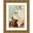 thumbnail image 1 of Eduard Veith 11x14 Gold Ornate Wood Frame and Double Matted Museum Art Print Titled - Allegories, 1 of 4