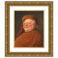 thumbnail image 1 of Eduard von Grützner 19x24 Gold Ornate Framed and Double Matted Museum Art Print Titled - Falstaff (1917), 1 of 4