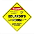 thumbnail image 1 of Eduardo's Room Sign Crossing Zone Xing | Indoor/Outdoor | 12" Tall kids bedroom decor door children's name boy girl, 1 of 5