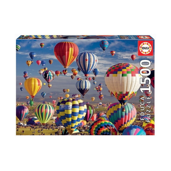 Educa 1500-Piece Hot Air Balloons Interlocking Jigsaw Puzzle