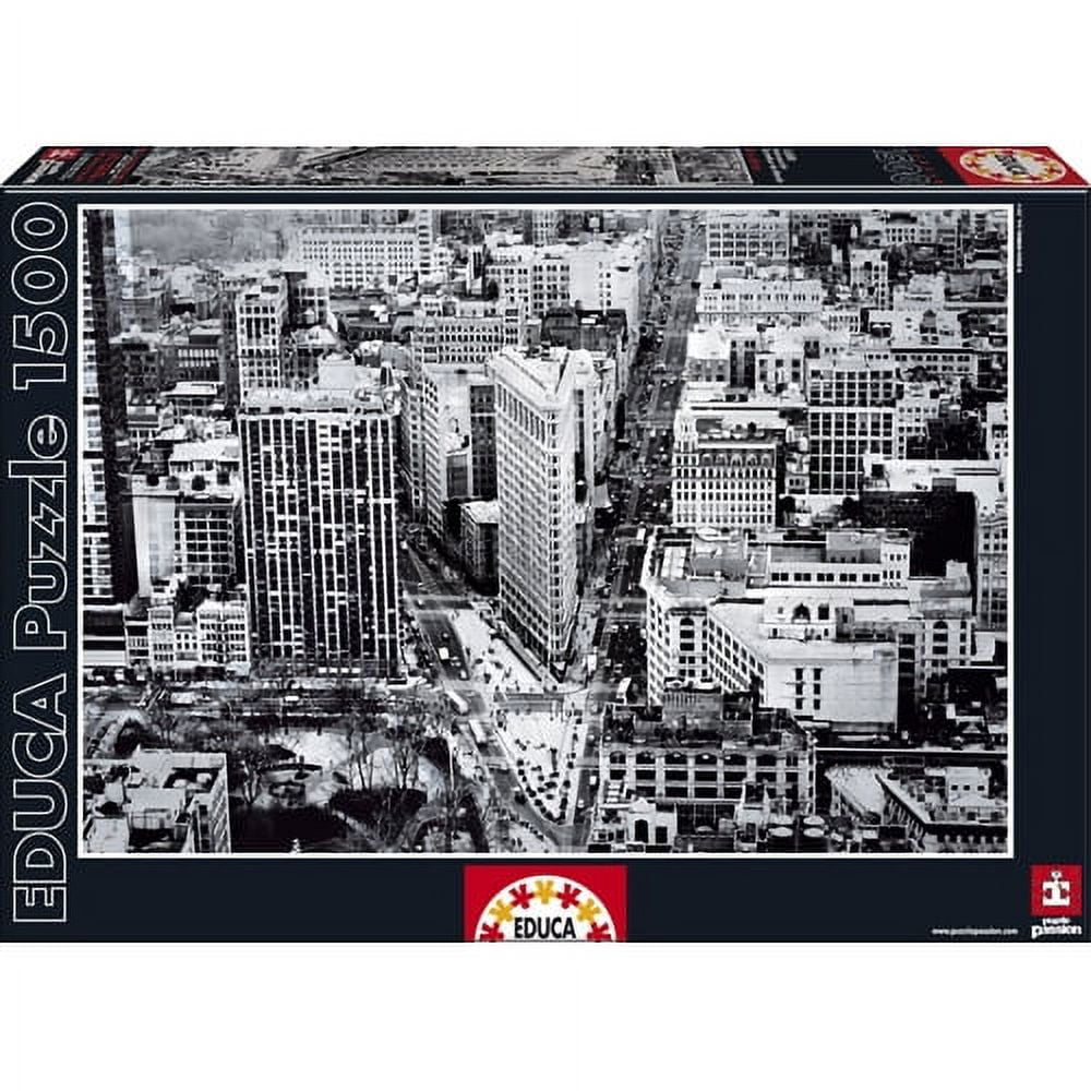 Educa 1500 Piece Intersection Black & White Puzzle