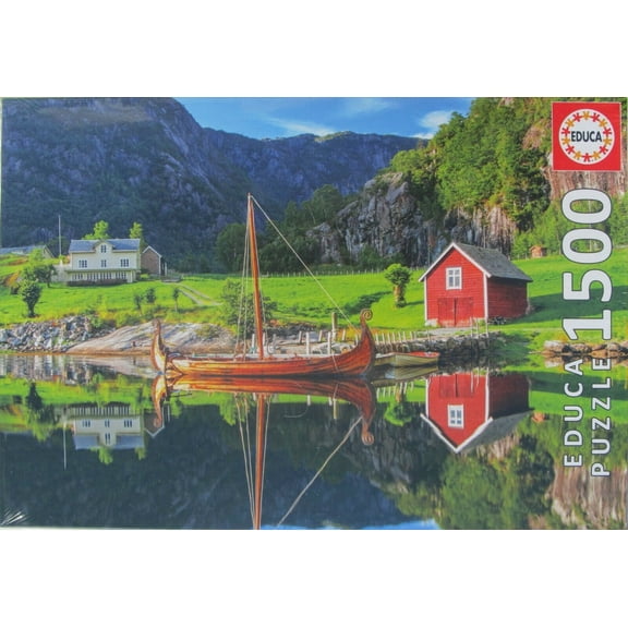 Educa 1500pc Viking Ship Jigsaw Puzzle
