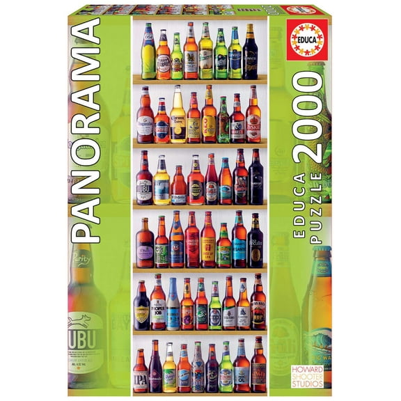 Educa 2000pc Panorama Puzzle World Beers