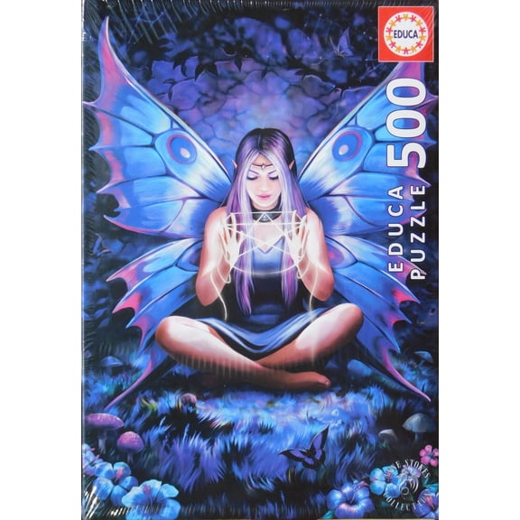 Educa Anne Stokes Spell Weaver 500 pc Jigsaw Puzzle Elf Pixie Fantasy