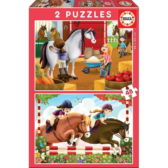 Educa Horse Love Puzzle (2 x 48 Piece)