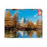 Educa 1000 Piece Jigsaw Puzzle - Matterhorn Mountain In Autumn Landscape 8 thumbnail image