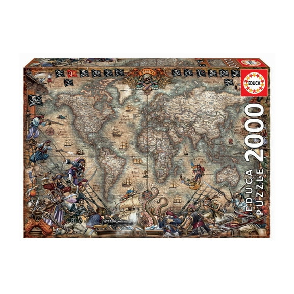 Educa Pirates Map: 2000 Pcs