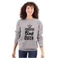 thumbnail image 1 of Educated Black Queen Empowered Women Plus Size Crewneck Sweatshirt Brisco Brands 4X, 1 of 4