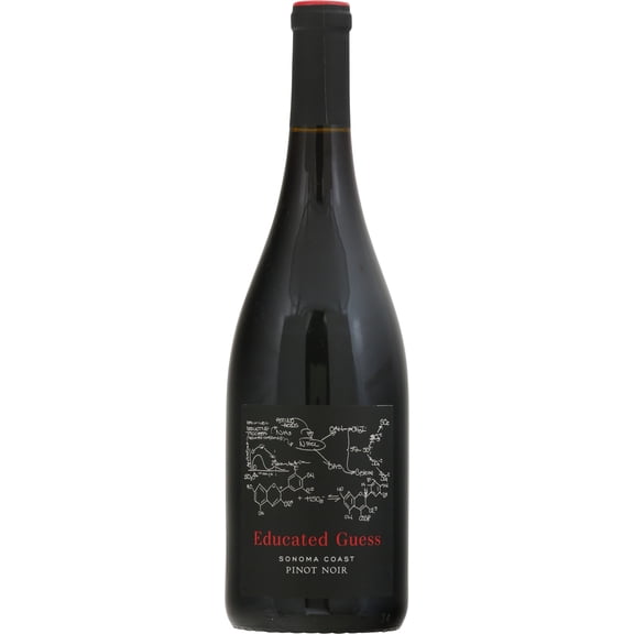 Educated Guess Pinot Noir California Red Wine, 750 ml Bottle, 15% ABV