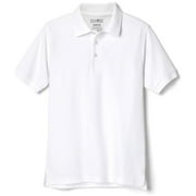EDUCATED UNIFORMS Boys 2T-20 Short Sleeve Pique Polo Shirt(White 3T)