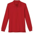 thumbnail image 1 of Educated Uniforms Boys 4-20 Long Sleeve Pique Polo Shirt, 1 of 5