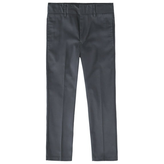 Educated Uniforms Boys Flat Front Double Knee Adjustable Waist School Pant