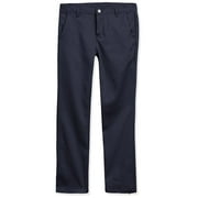 EDUCATED UNIFORMS Girls 2-20 Flat Front Adjustable Waist Straight School Pant