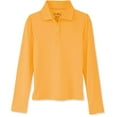 thumbnail image 1 of Educated Uniforms Girls 4-20 Long Sleeve Pique Polo Uniform Shirt, 1 of 5