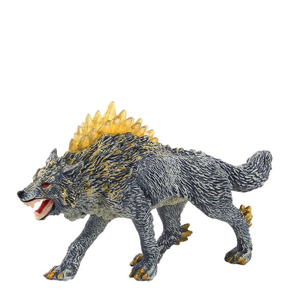 Education 2 Werewolf High Model Wolf Lifelike Animal Shape Decoration Toy Education Platform Competitors Title