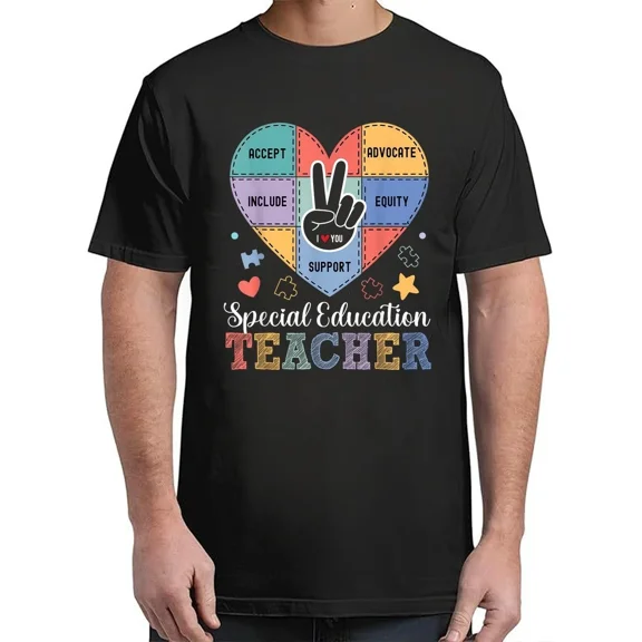 Education Back to School SPED Teachers T-Shirt Classic for Unisex S–4XL