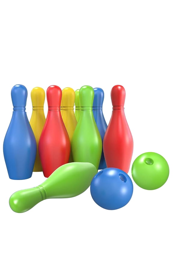 Bowling Interactive Outdoor Toys for Boys Girls and Parents - 12-Piece Family Game Set for Indoor Outdoor Play