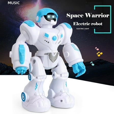 Education Interactive Walking Sound Robot Luminous Space Robot Toys for Learning and