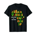 thumbnail image 1 of Education Is Freedom Book Reader Black History Month African T-Shirt, 1 of 5